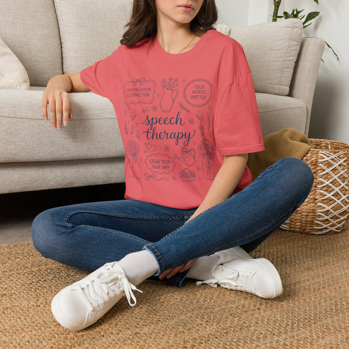 ST Floral desing t-shirt