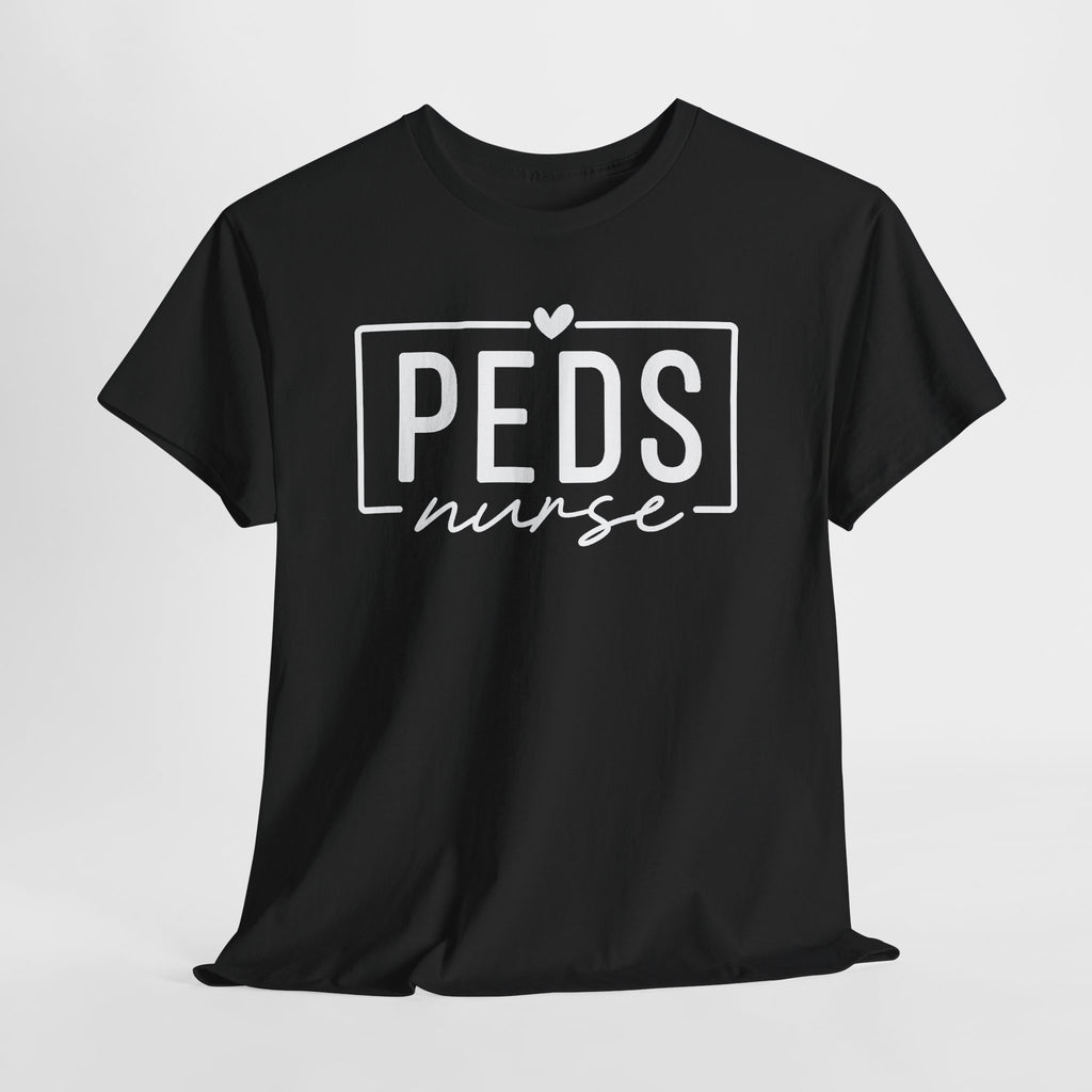 Peds Nurse T-Shirt with Heart Logo