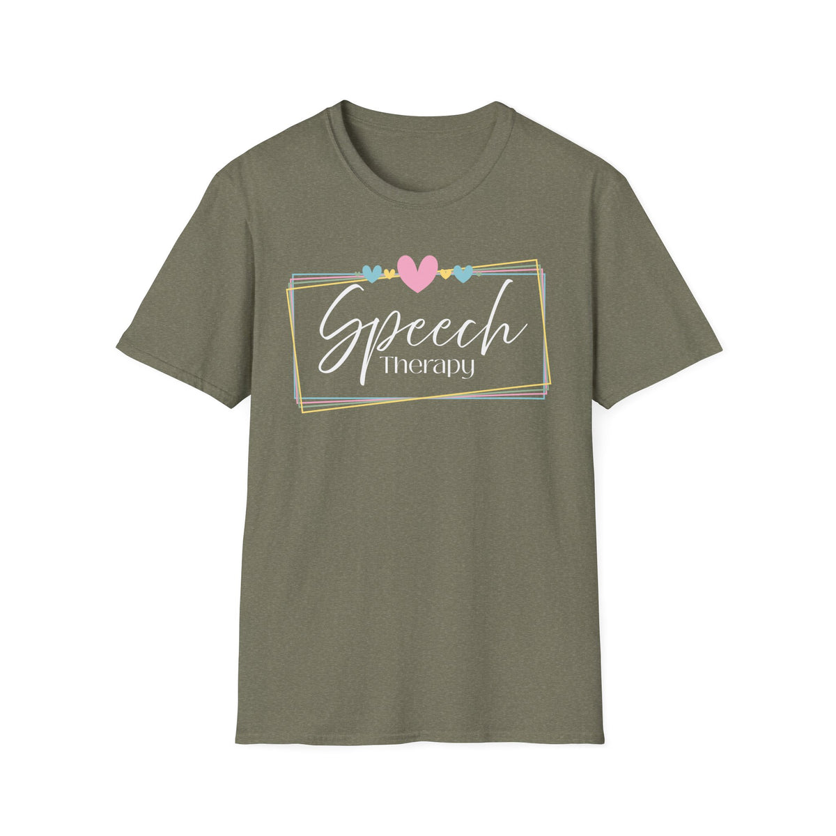 Speech Therapy Heart Frame T-Shirt 2