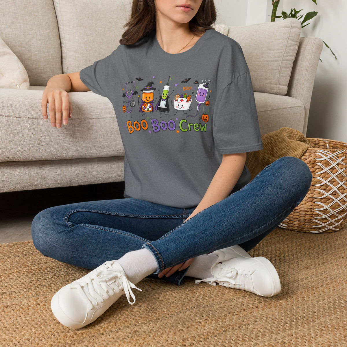 Boo Boo Crew Halloween T-Shirt — Cute Candy & Costume Kids Tee