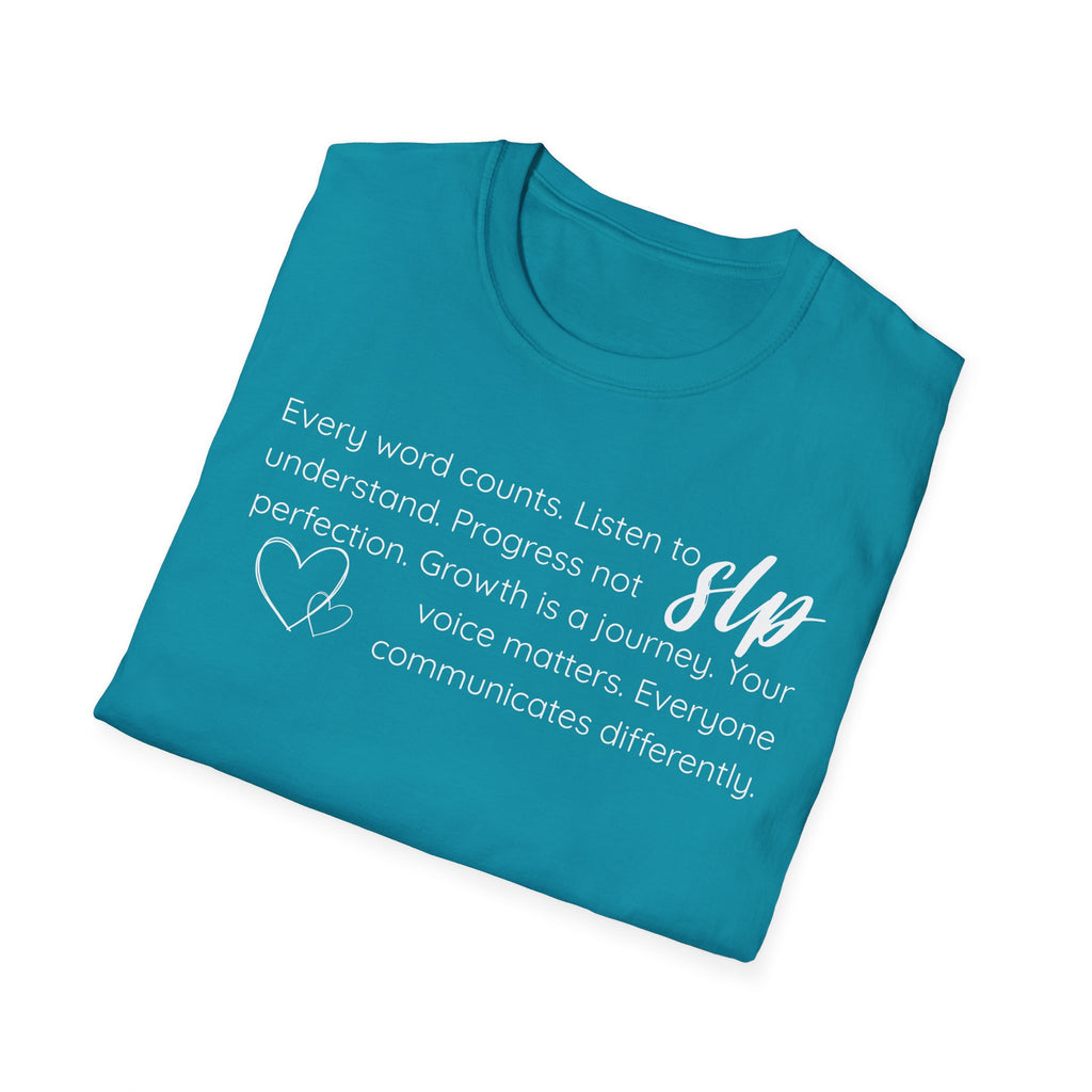 SLP t-shirt Growth.Progress.Communication.2