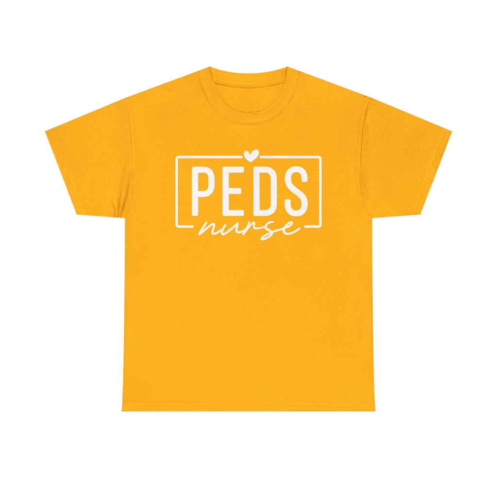 Peds Nurse T-Shirt with Heart Logo