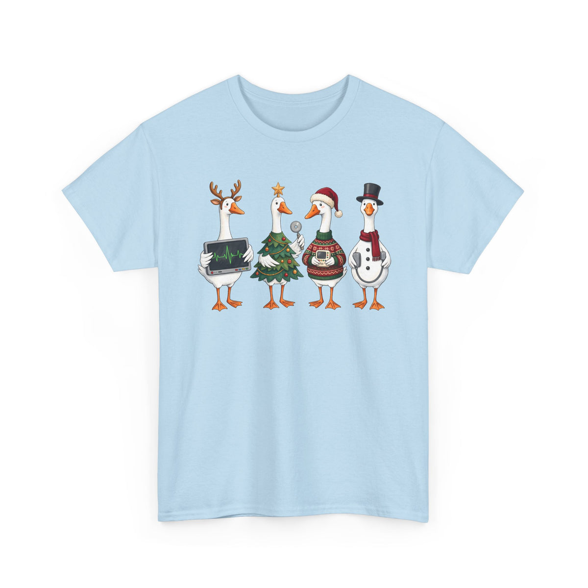 Healthcare Holiday Duck Carolers T-Shirt