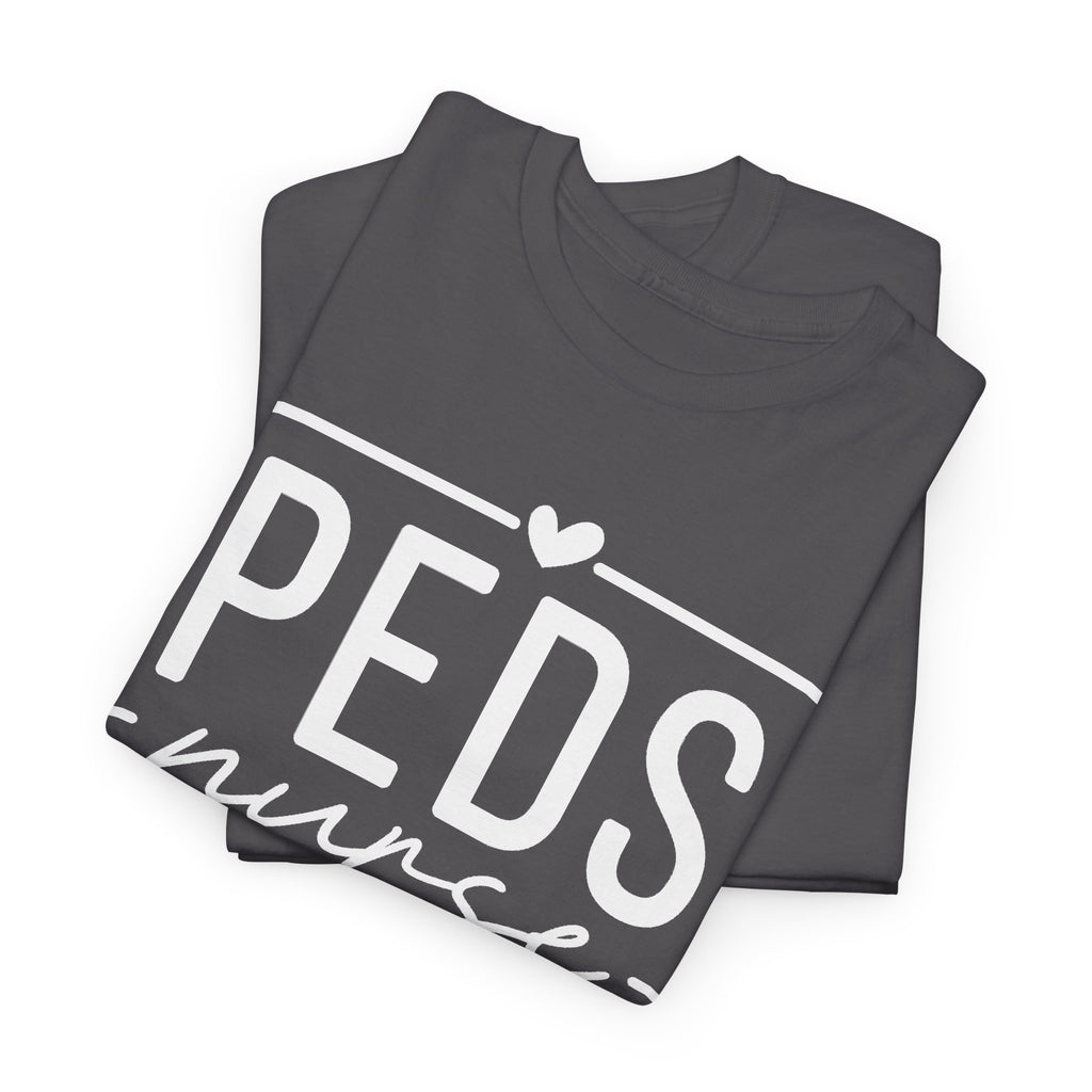 Peds Nurse T-Shirt with Heart Logo