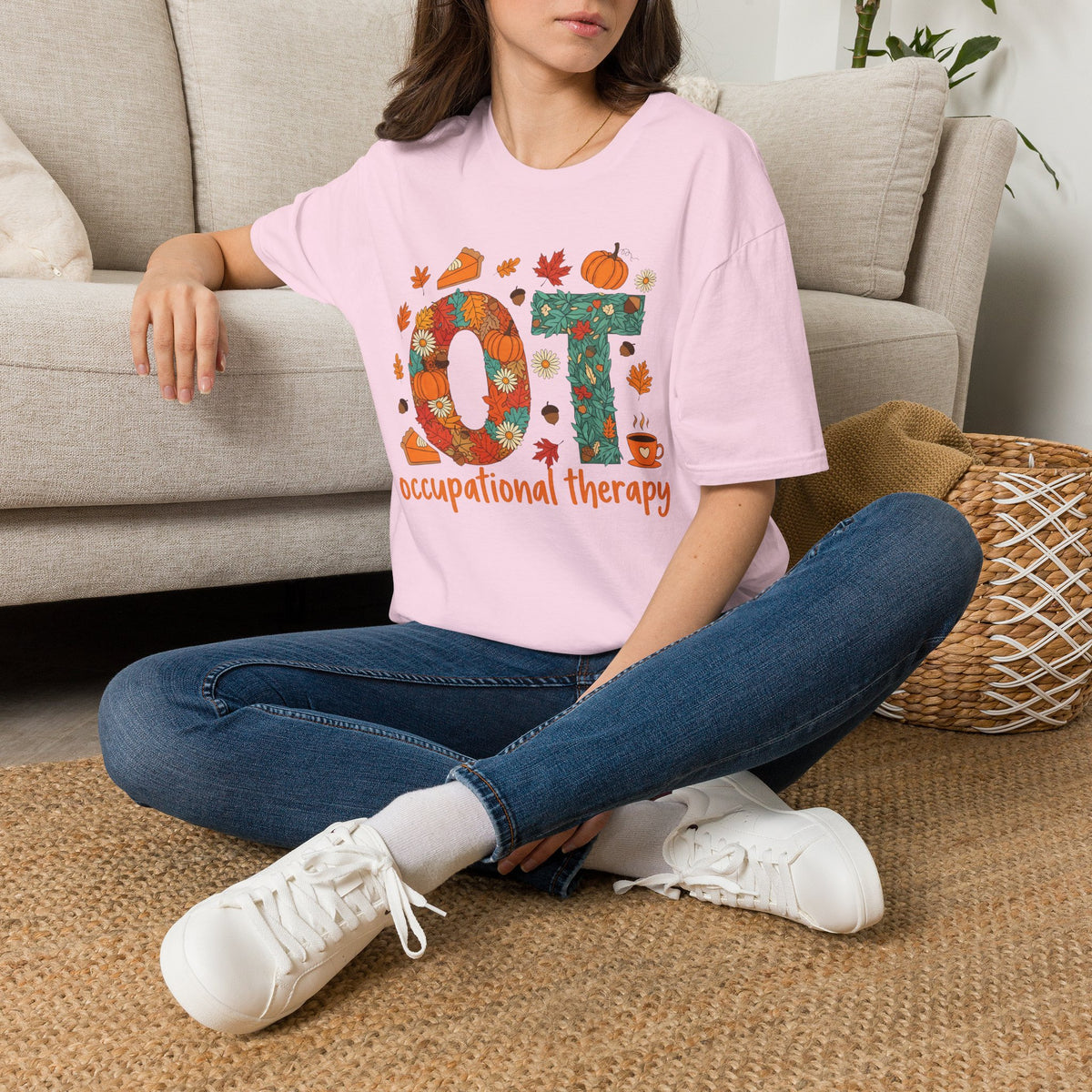 OT Fall pumpkin & pie t-shirt