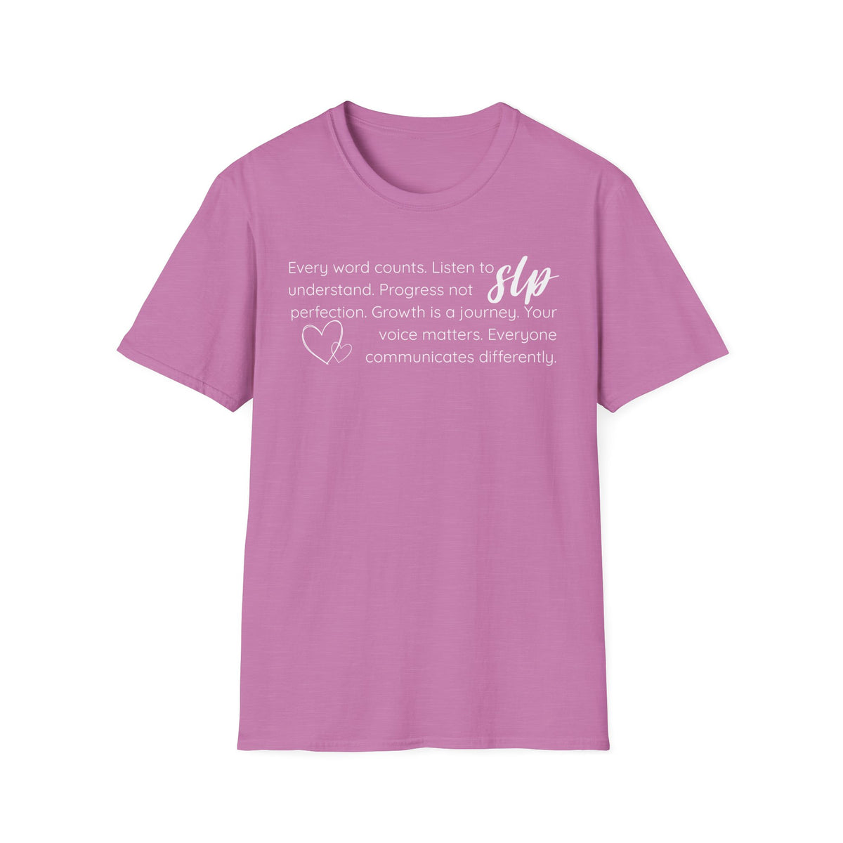 SLP t-shirt Growth.Progress.Communication.2