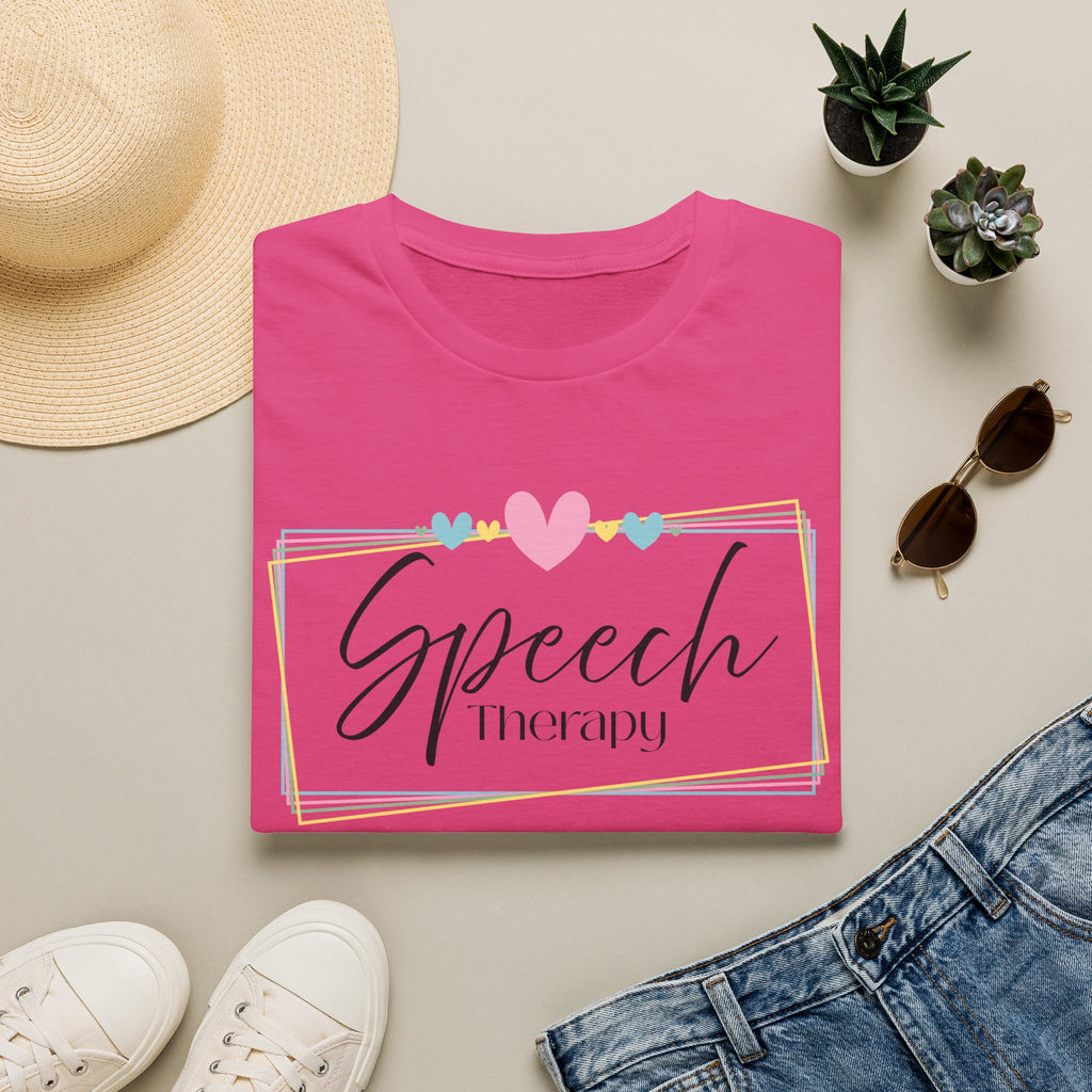Speech Therapy Heart Frame T-Shirt