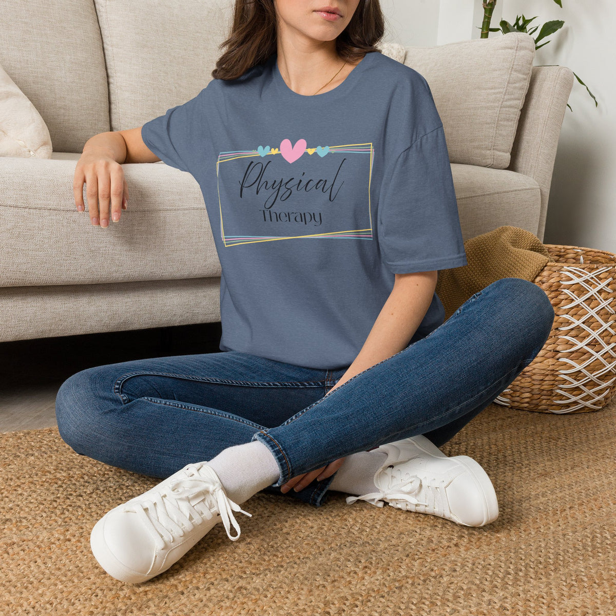 Physical Therapy Heart frame shirt 1