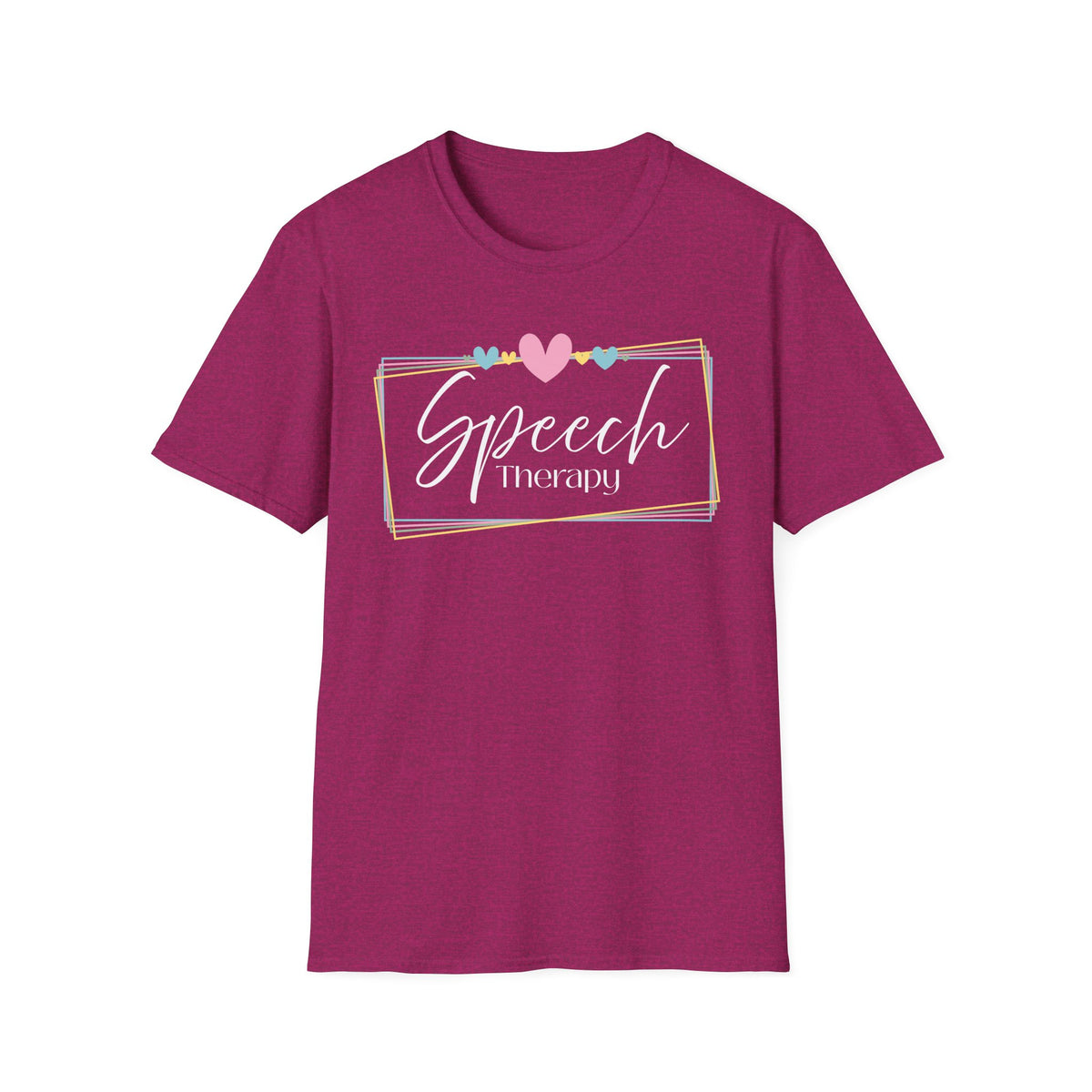 Speech Therapy Heart Frame T-Shirt 2