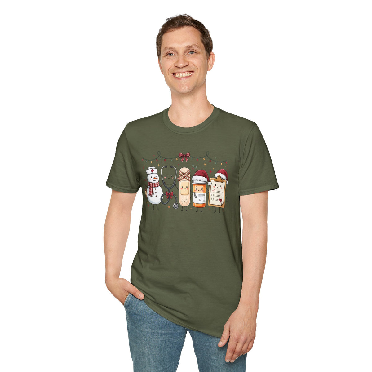 Nurse Christmas Hot Cocoa & Snacks T-Shirt