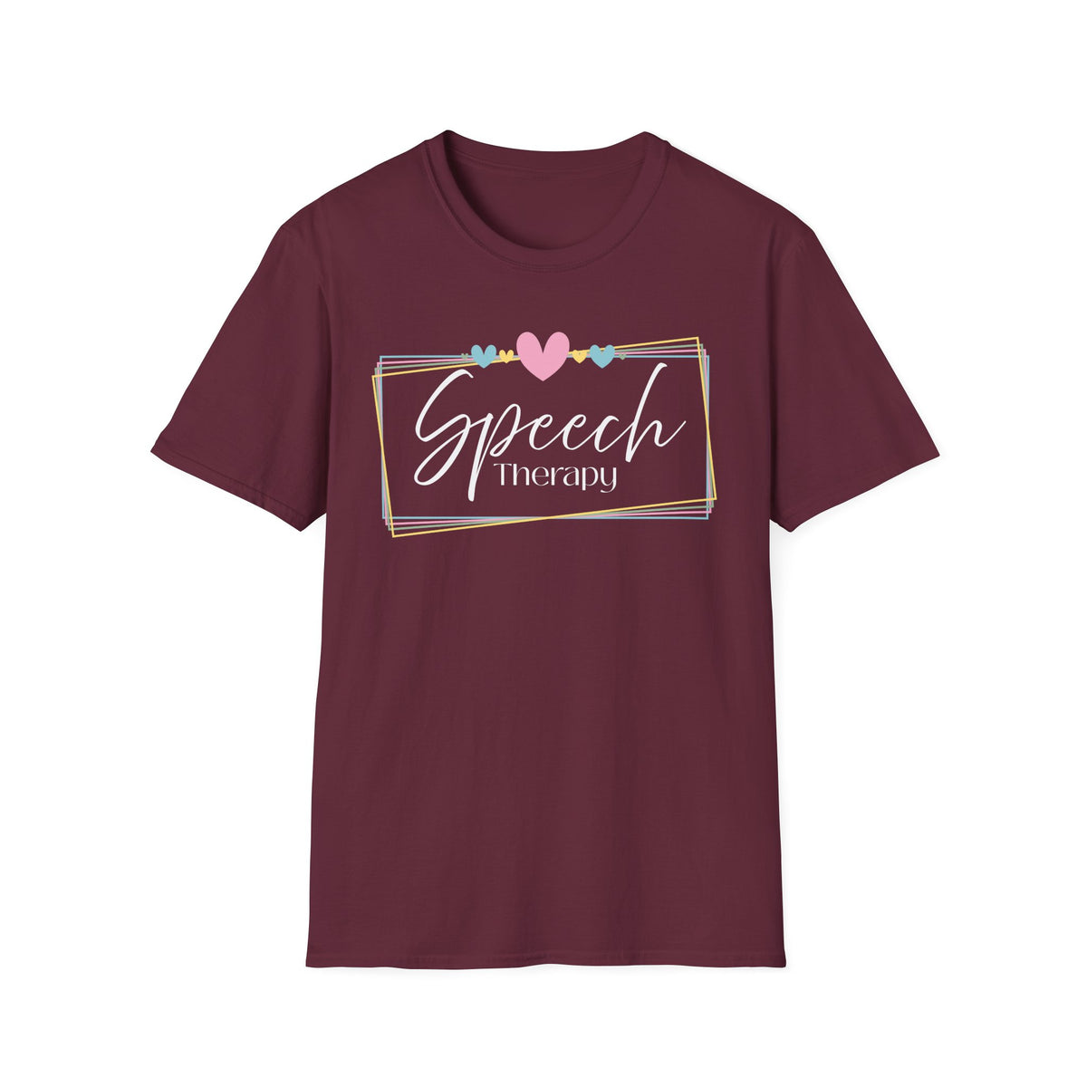 Speech Therapy Heart Frame T-Shirt 2