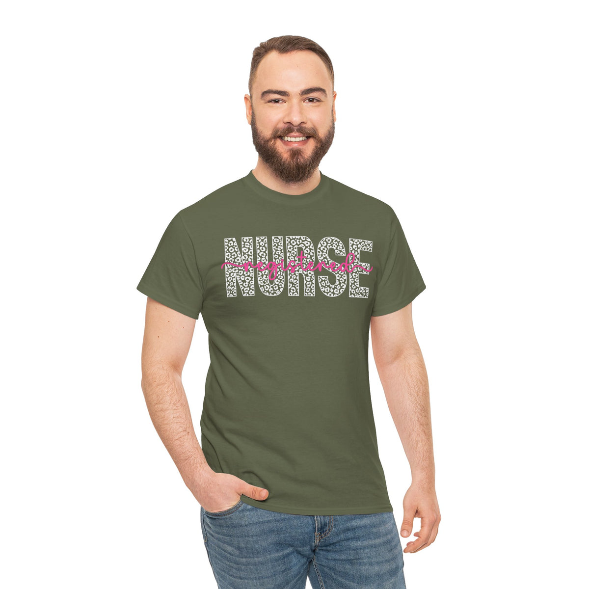 RN leopard T-shirt