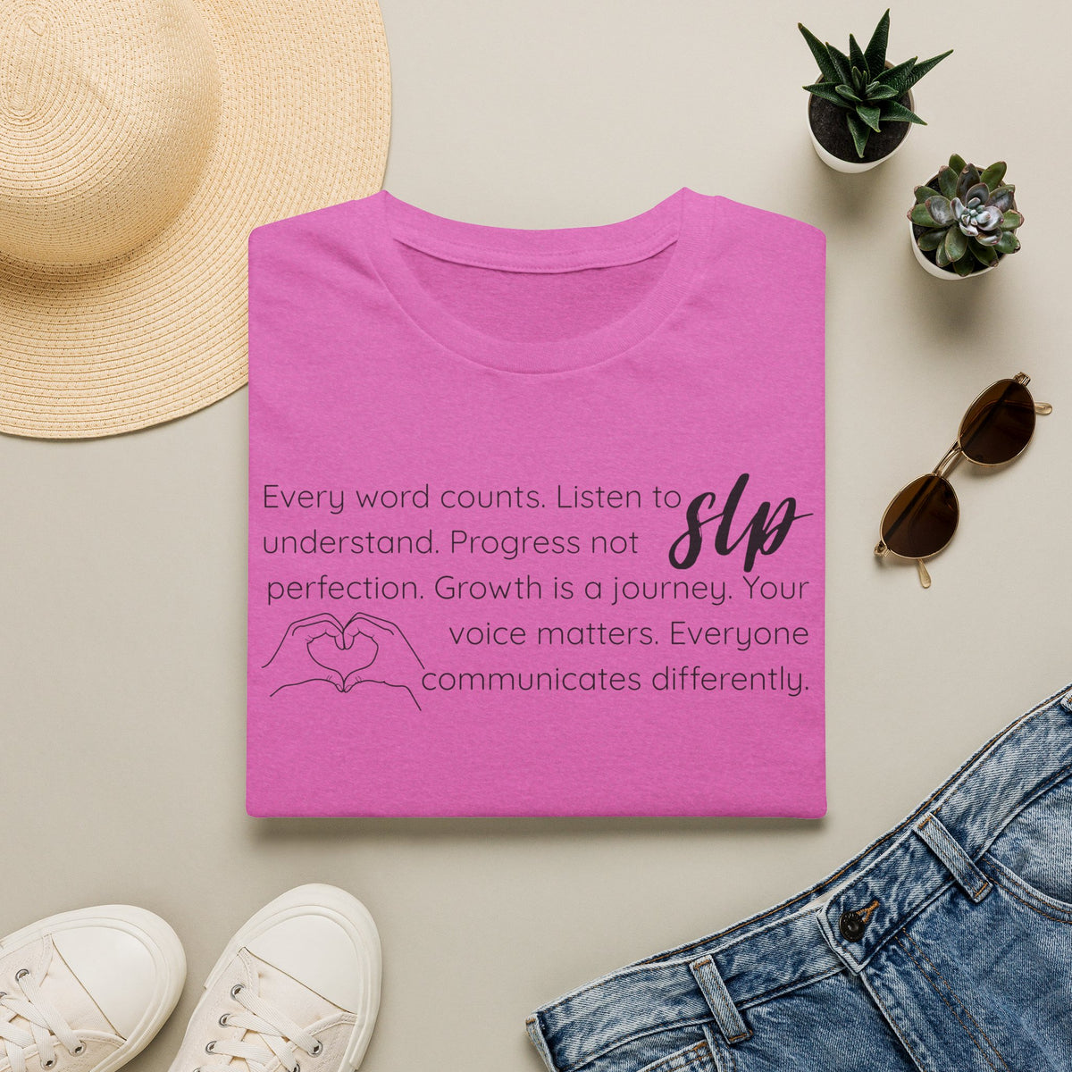 SLP t-shirt Growth.Progress.Communication.