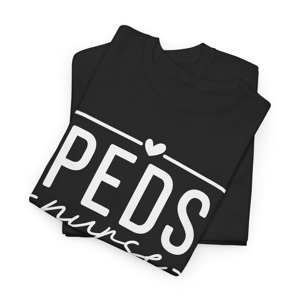 Peds Nurse T-Shirt with Heart Logo