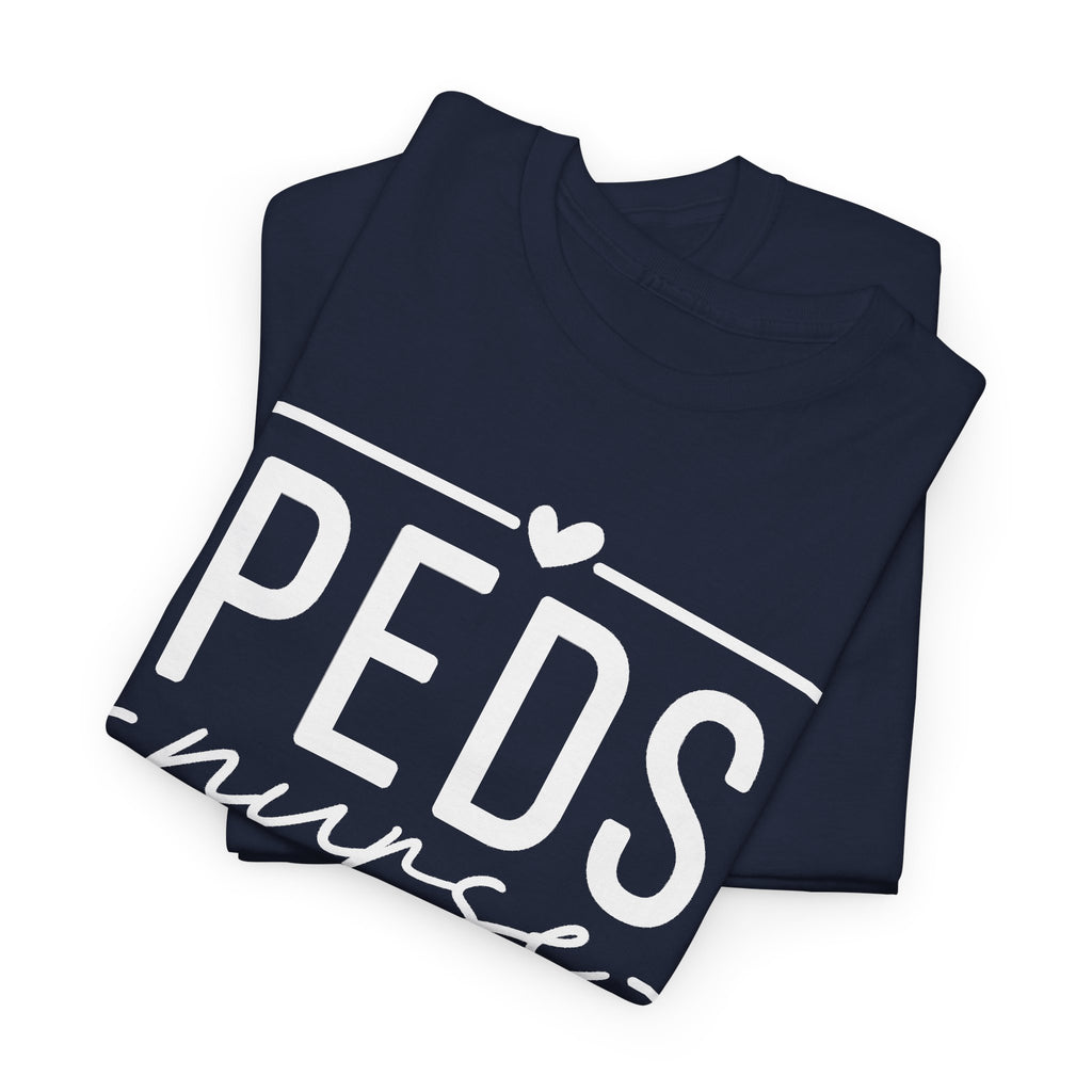 Peds Nurse T-Shirt with Heart Logo