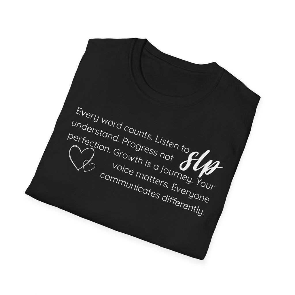 SLP t-shirt Growth.Progress.Communication.2