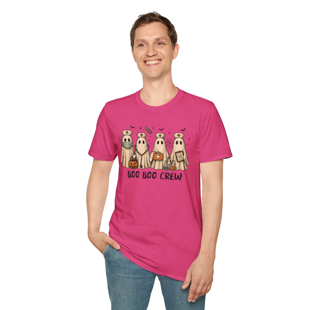 Nurse Boo Boo Crew Halloween T‑Shirt