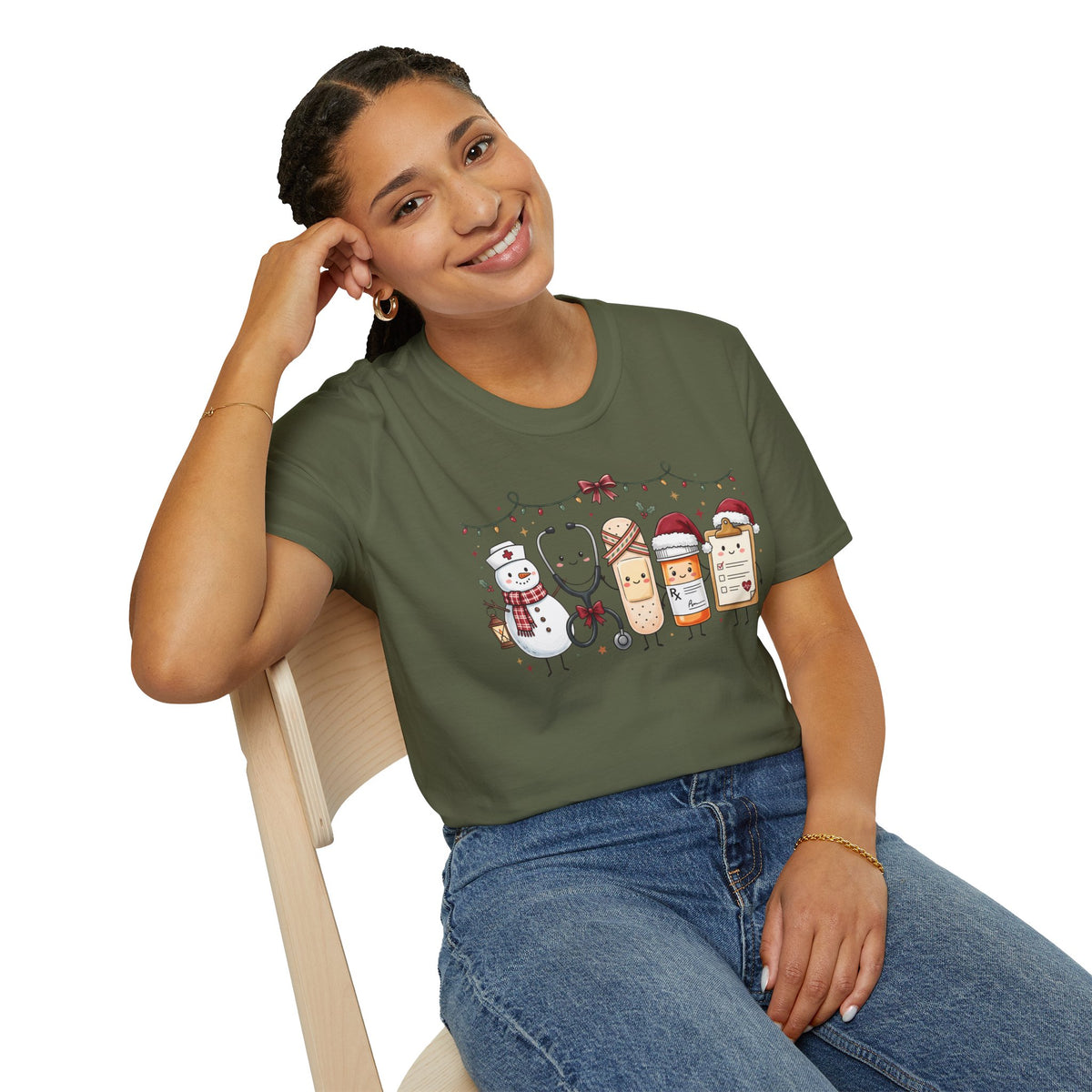 Nurse Christmas Hot Cocoa & Snacks T-Shirt