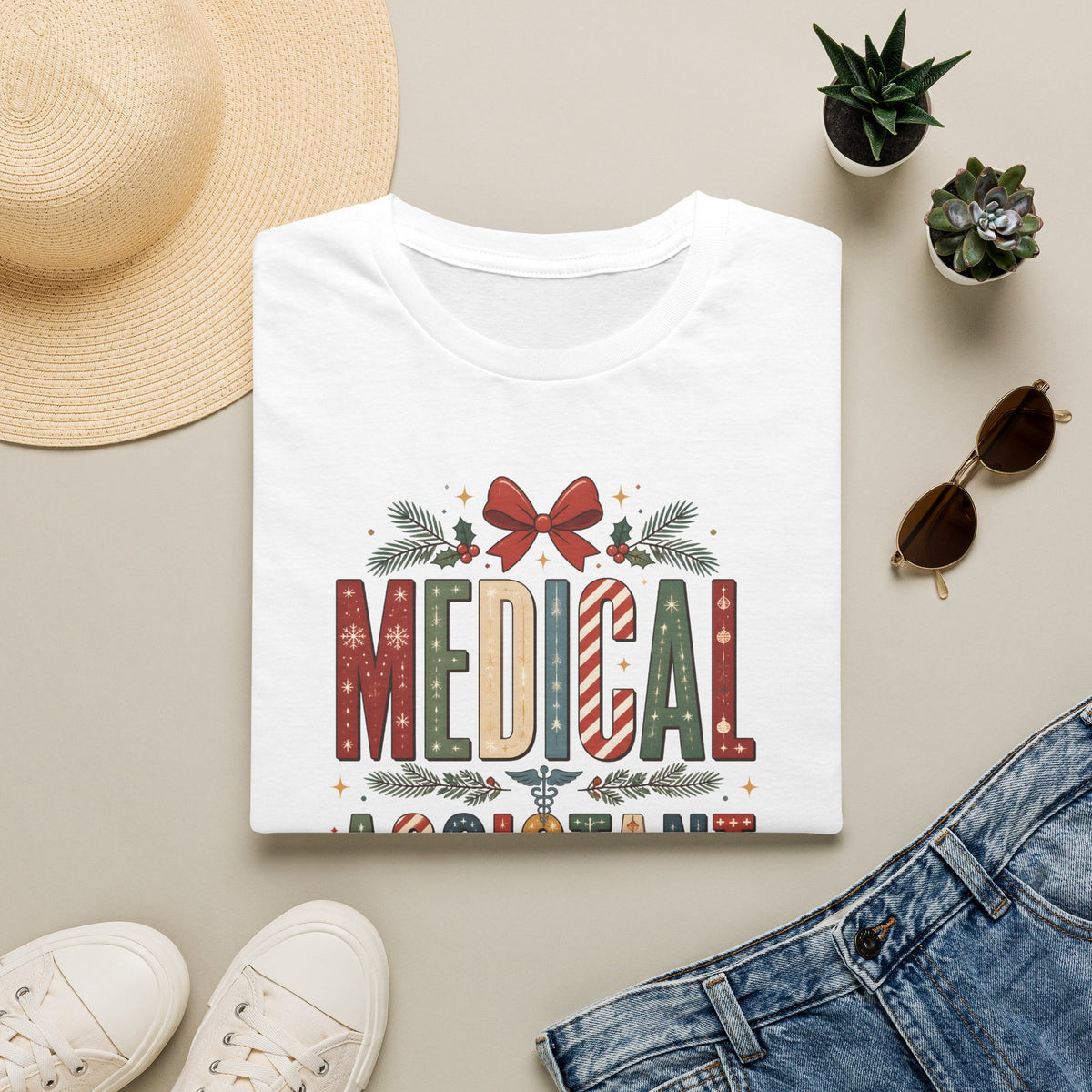 Medical Assistant Christmas T‑Shirt — Festive Holiday Medical Assistant Tee