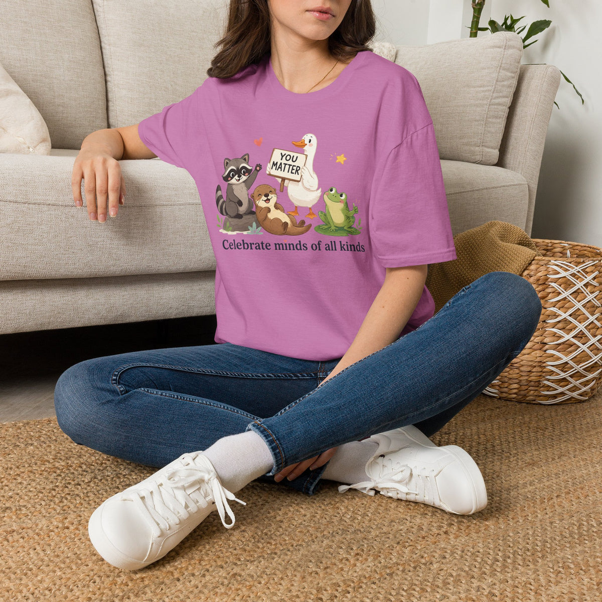 You Matter Animal Crew T-Shirt