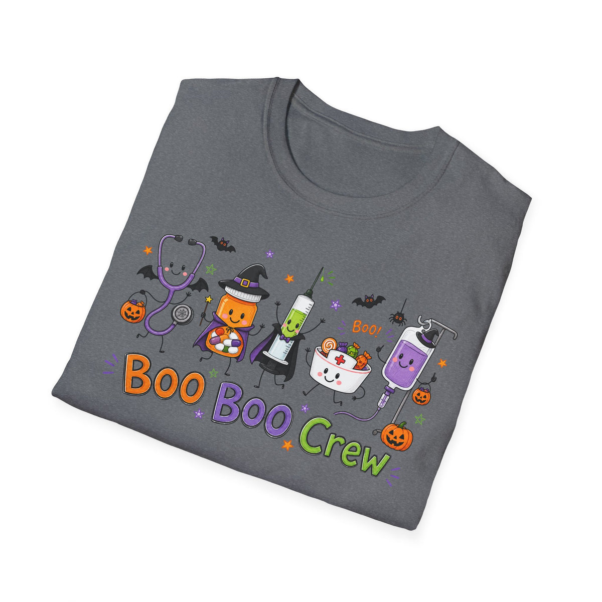 Boo Boo Crew Halloween T-Shirt — Cute Candy & Costume Kids Tee