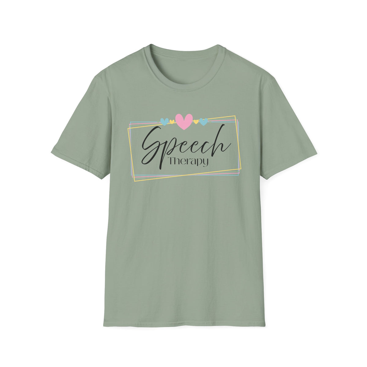 Speech Therapy Heart Frame T-Shirt