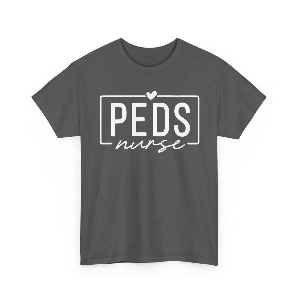 Peds Nurse T-Shirt with Heart Logo