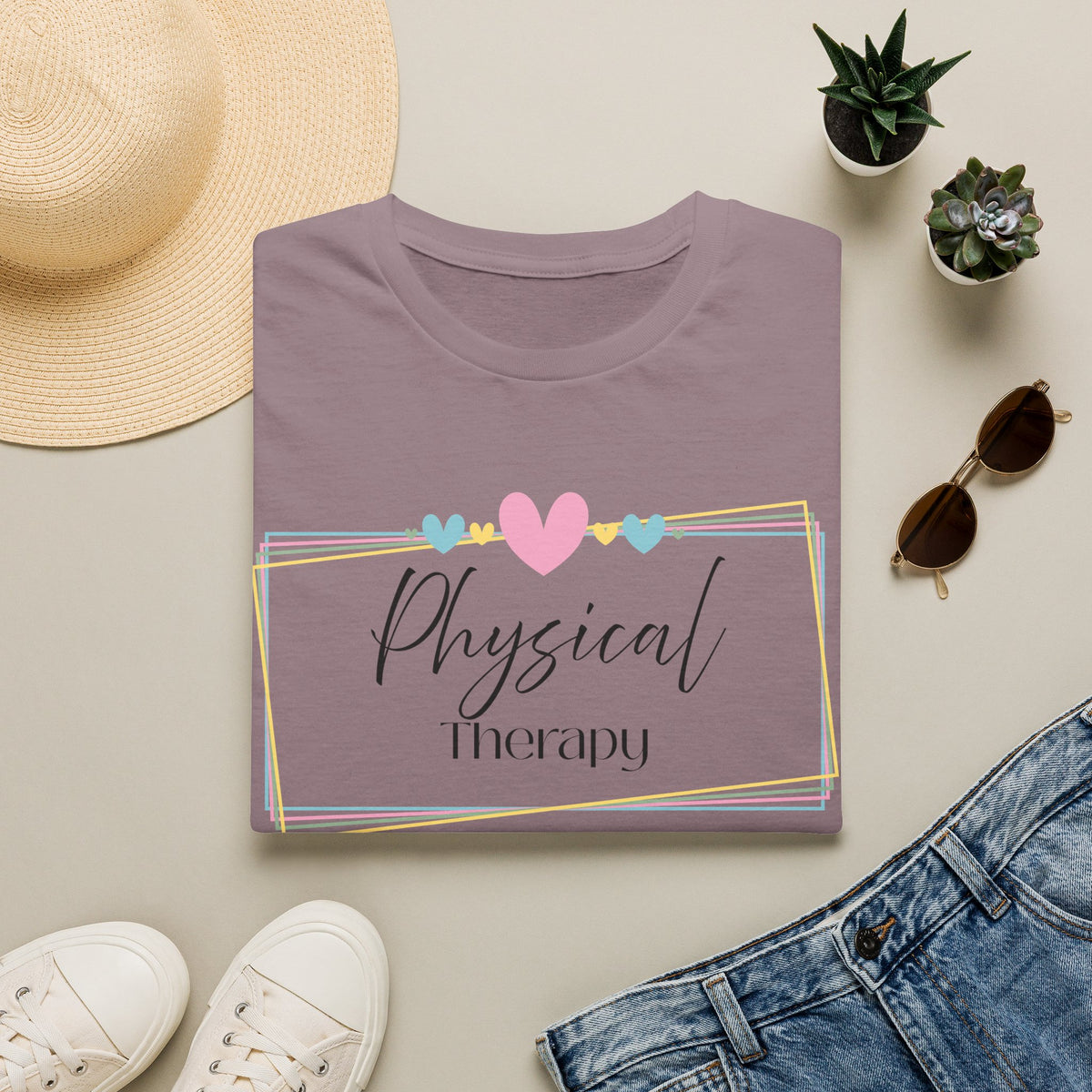 Physical Therapy Heart frame shirt 1