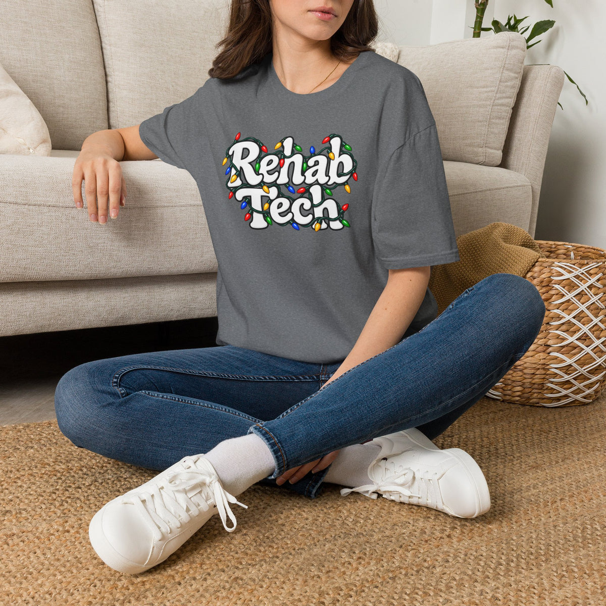 Rehab Tech Christmas Lights T-Shirt