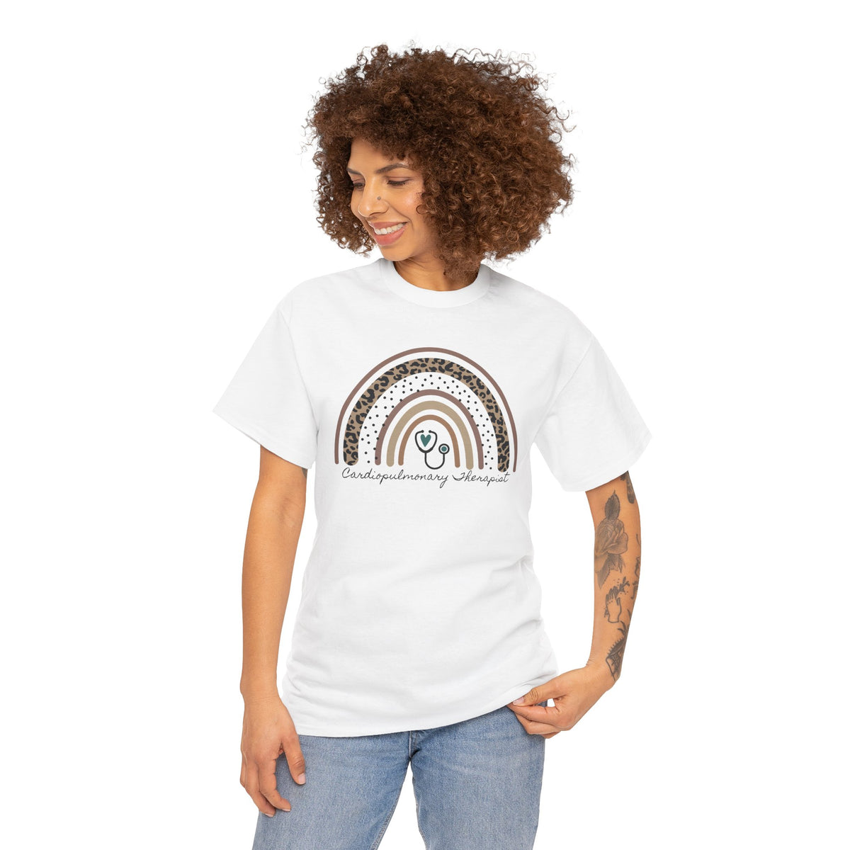 Cardiopulmonary Therapist Rainbow Tshirt
