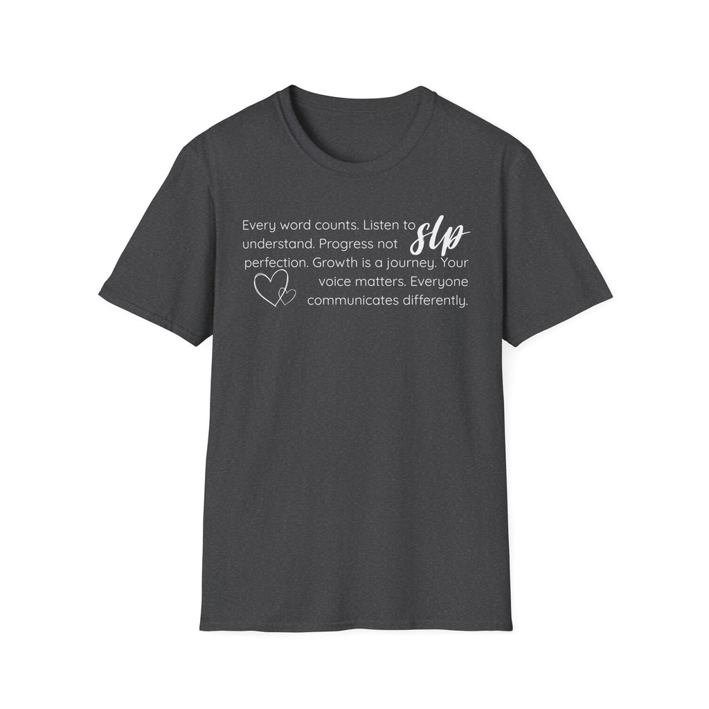 SLP t-shirt Growth.Progress.Communication.2