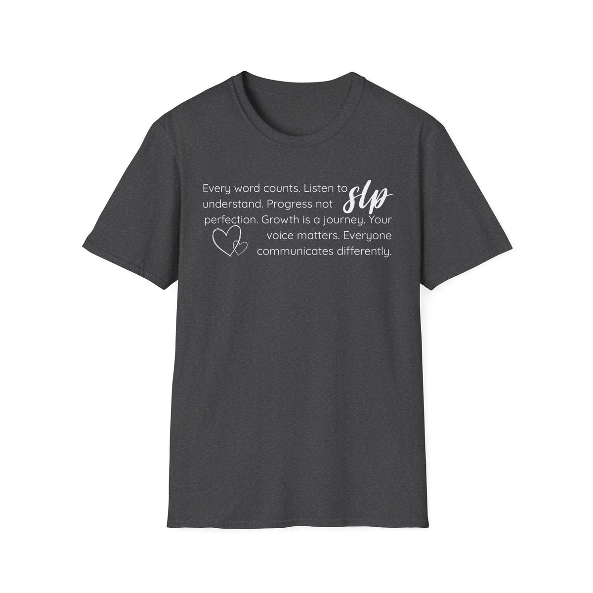 SLP t-shirt Growth.Progress.Communication.2