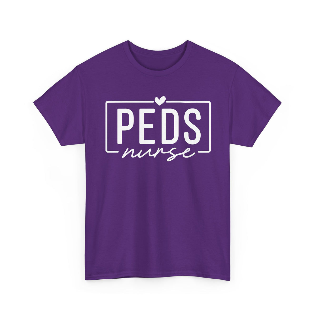 Peds Nurse T-Shirt with Heart Logo