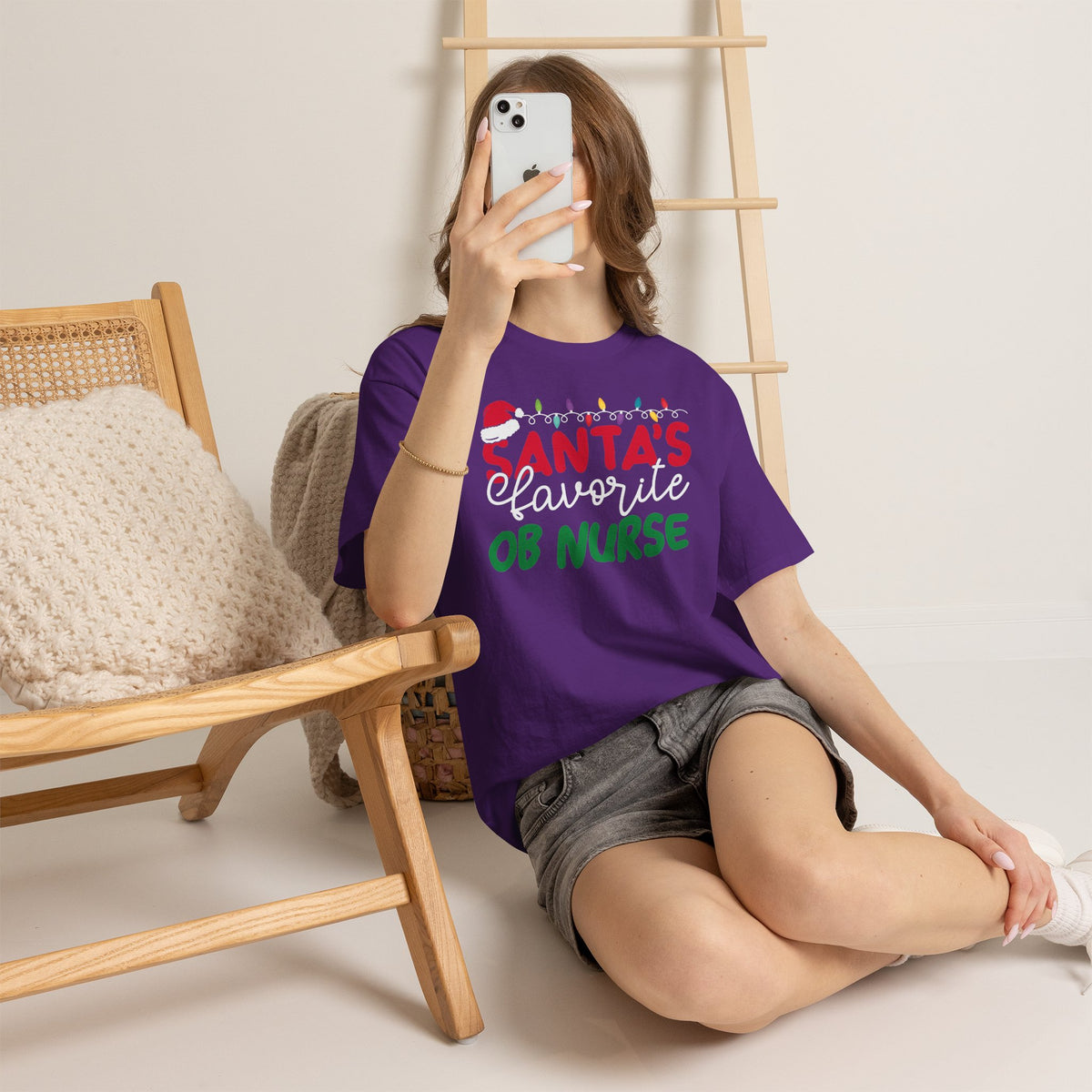 Santa’s Favorite OB Nurse Christmas Tee